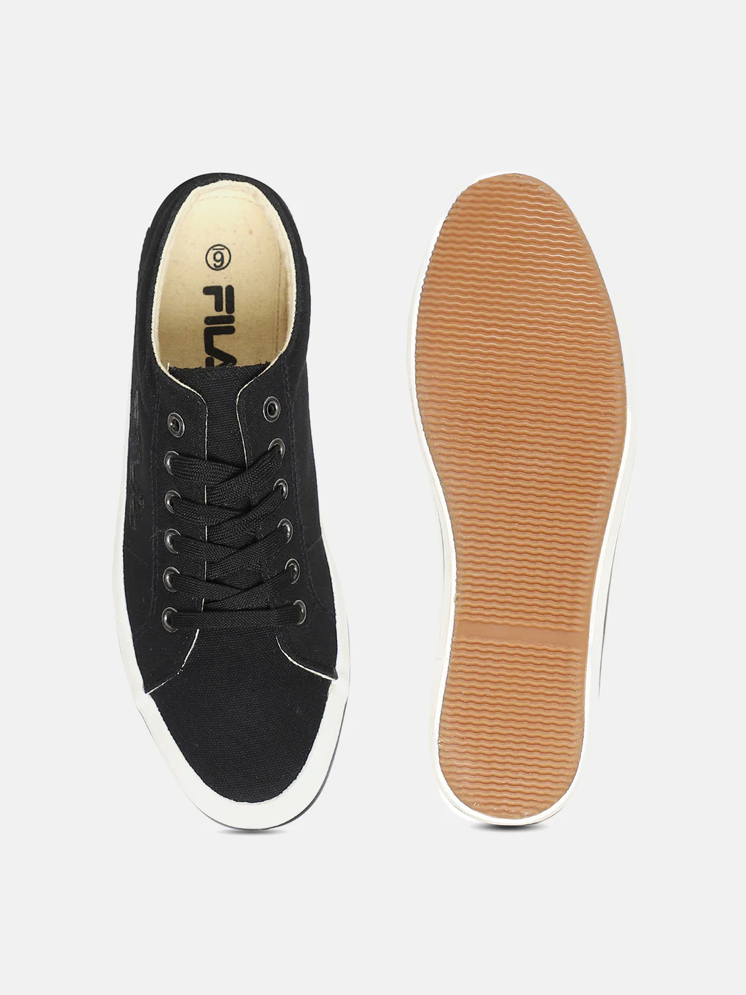 Fila Black Thuram Unisex Canvas Sneaker - Image 4