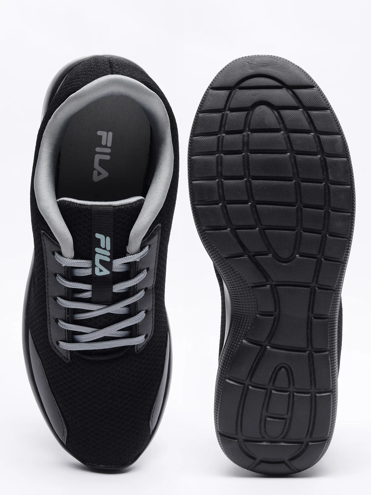 Fila Black Sabetto Men's Running Shoes - Image 4