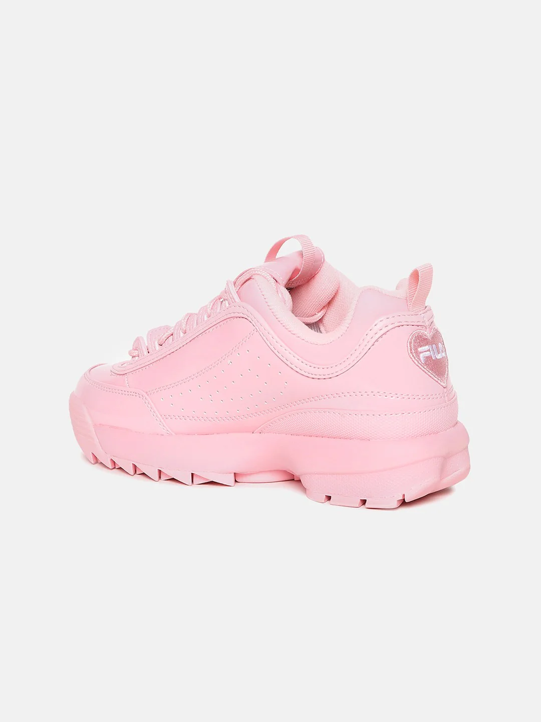 Fila Black Disruptor II Heart Women's Sneaker - Image 3