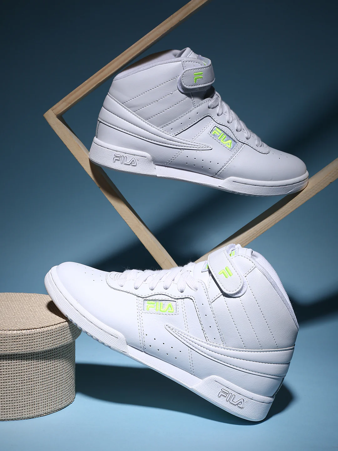 Fila White F-13 Women's Sneakers - Image 2