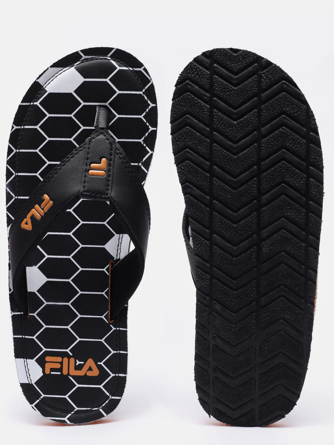 Fila Grey Glide Plus Men's Flip Flops Slippers - Image 4