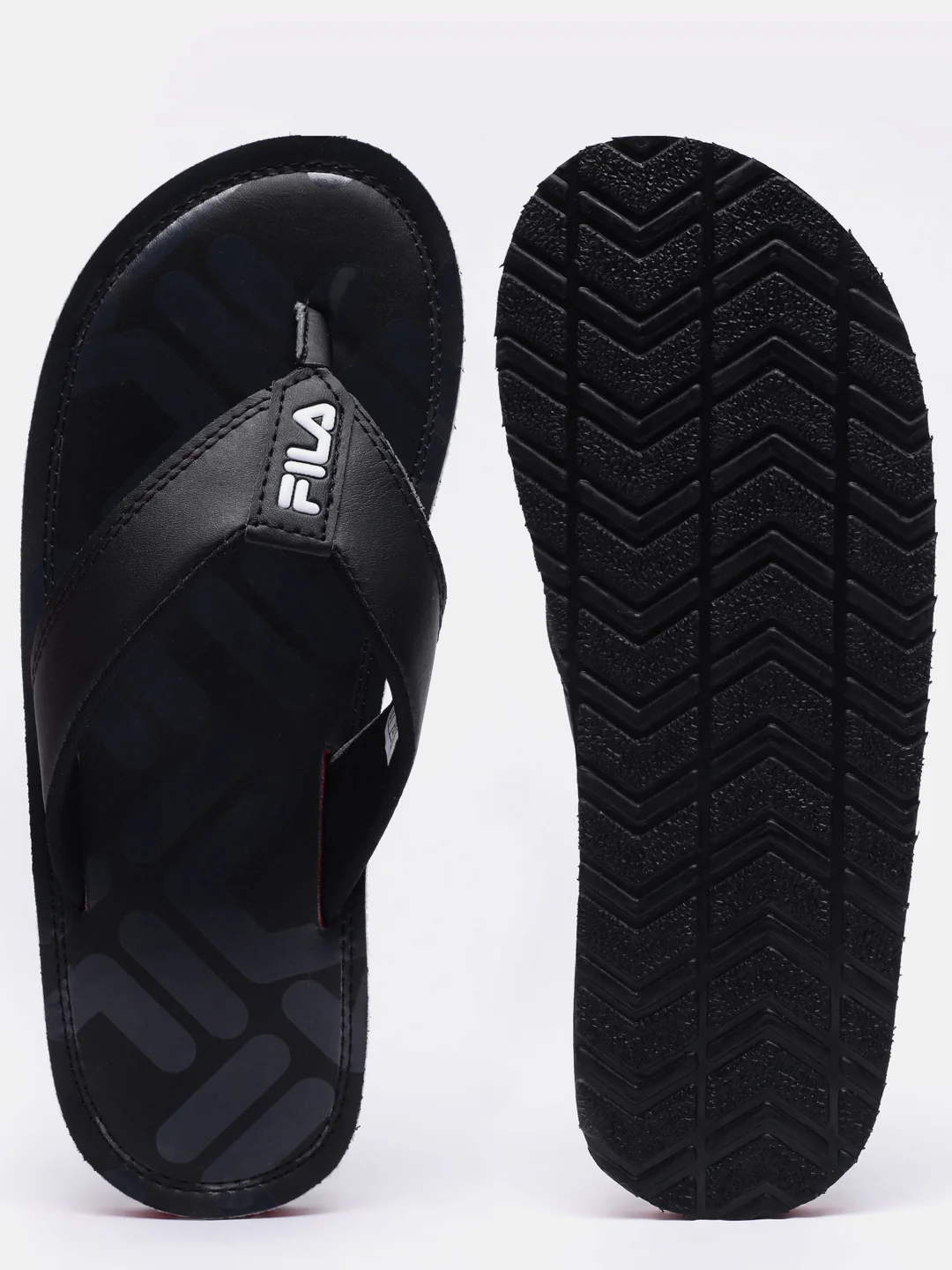 Fila Grey Nazo Men's Flip Flops Slippers - Image 4