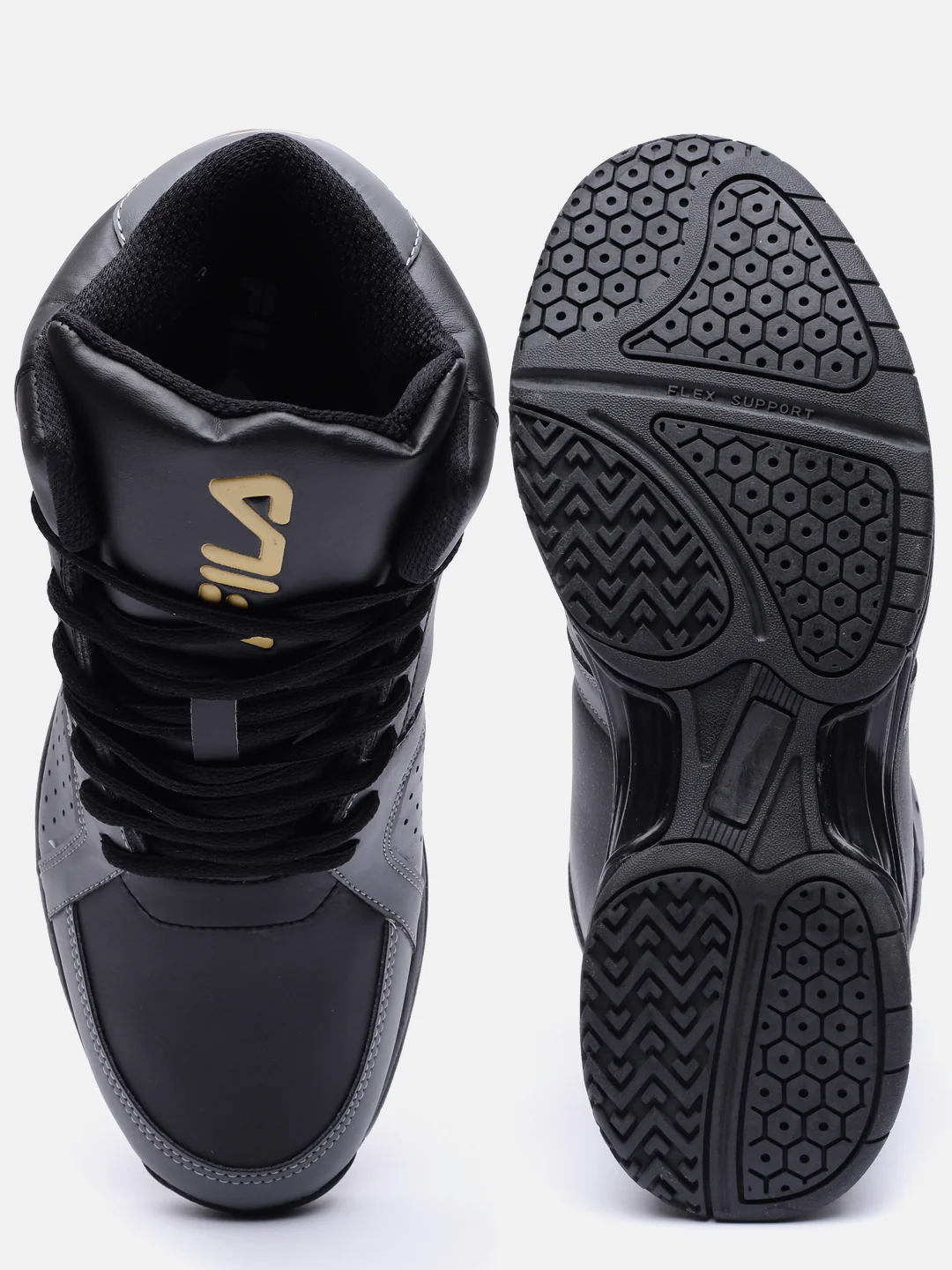 Fila Black Kendy Men's Basketball Shoes - Image 4