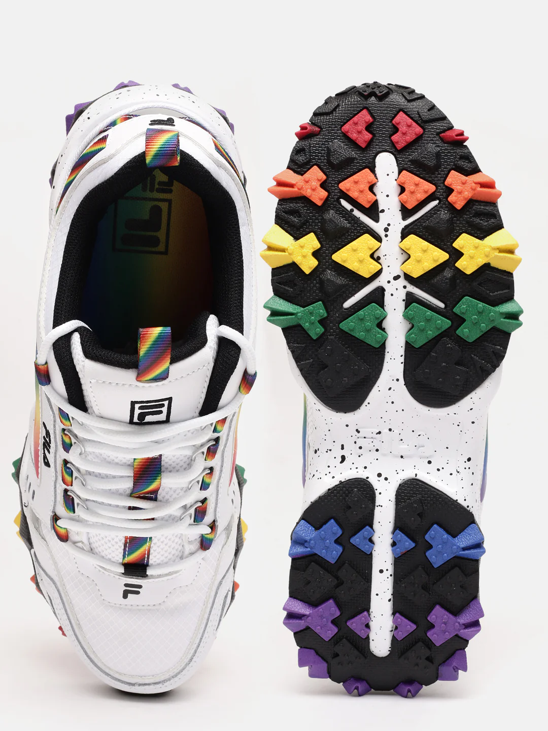 Fila White Oakmont TR Pride Women's Sneakers - Image 4