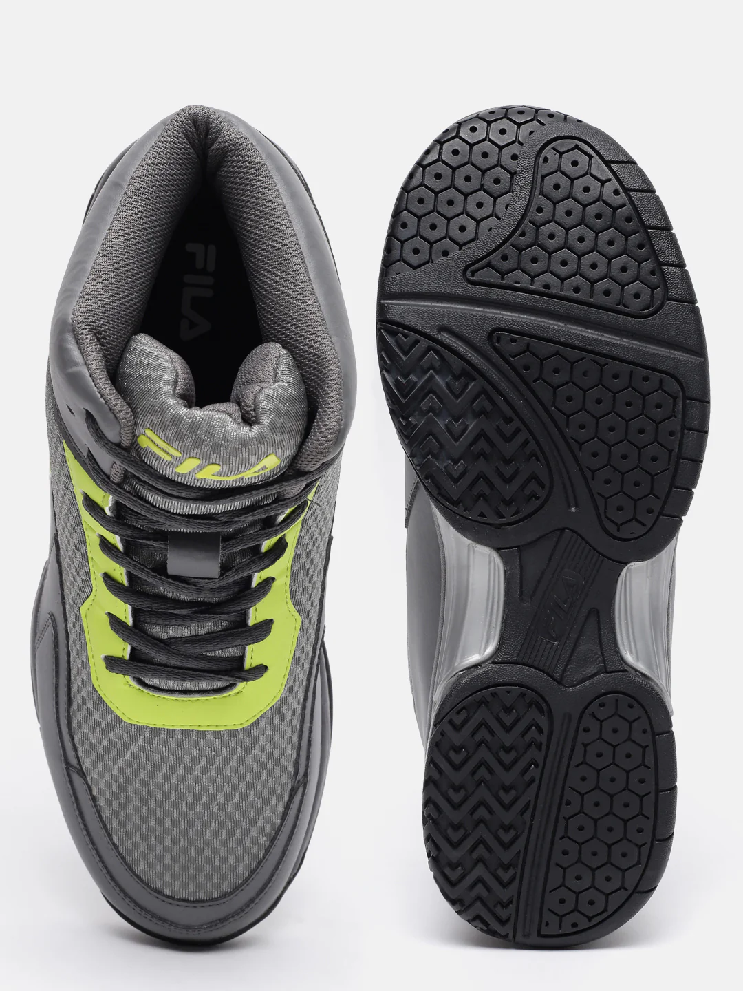 Fila Grey Abree Men's Basketball Shoes - Image 4
