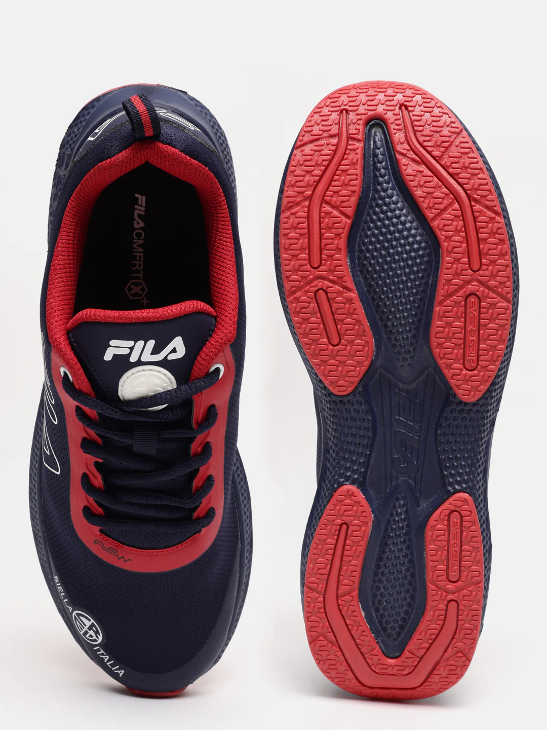 Fila White Delta Men's Running Shoes - Image 4