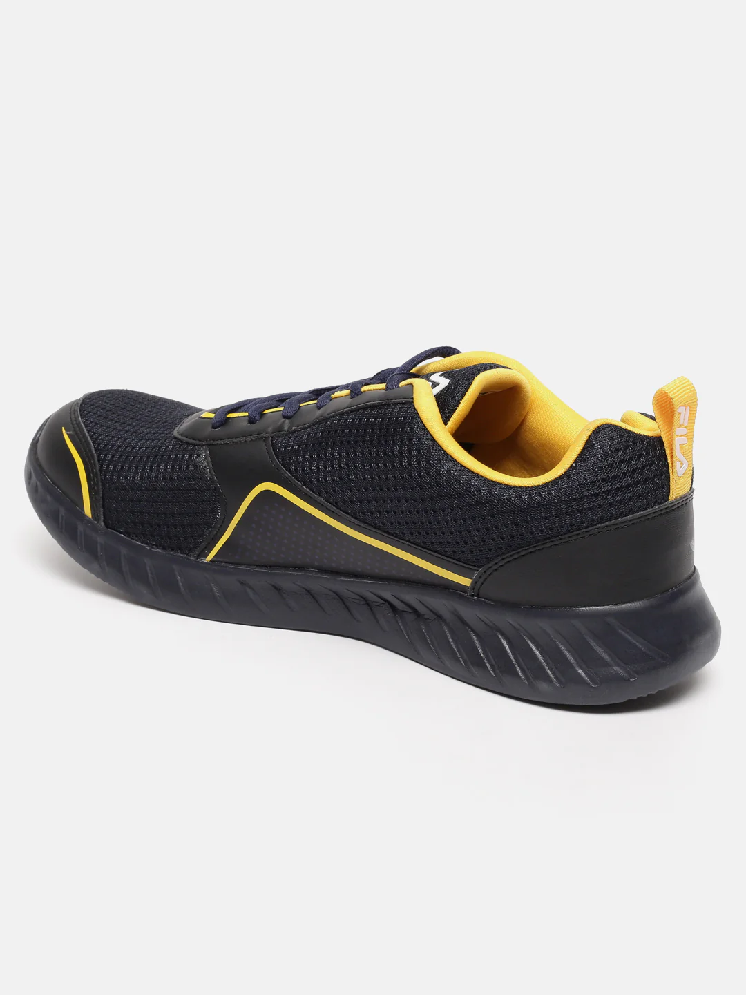 Fila White Garon Plus Men's Running Shoes - Image 3