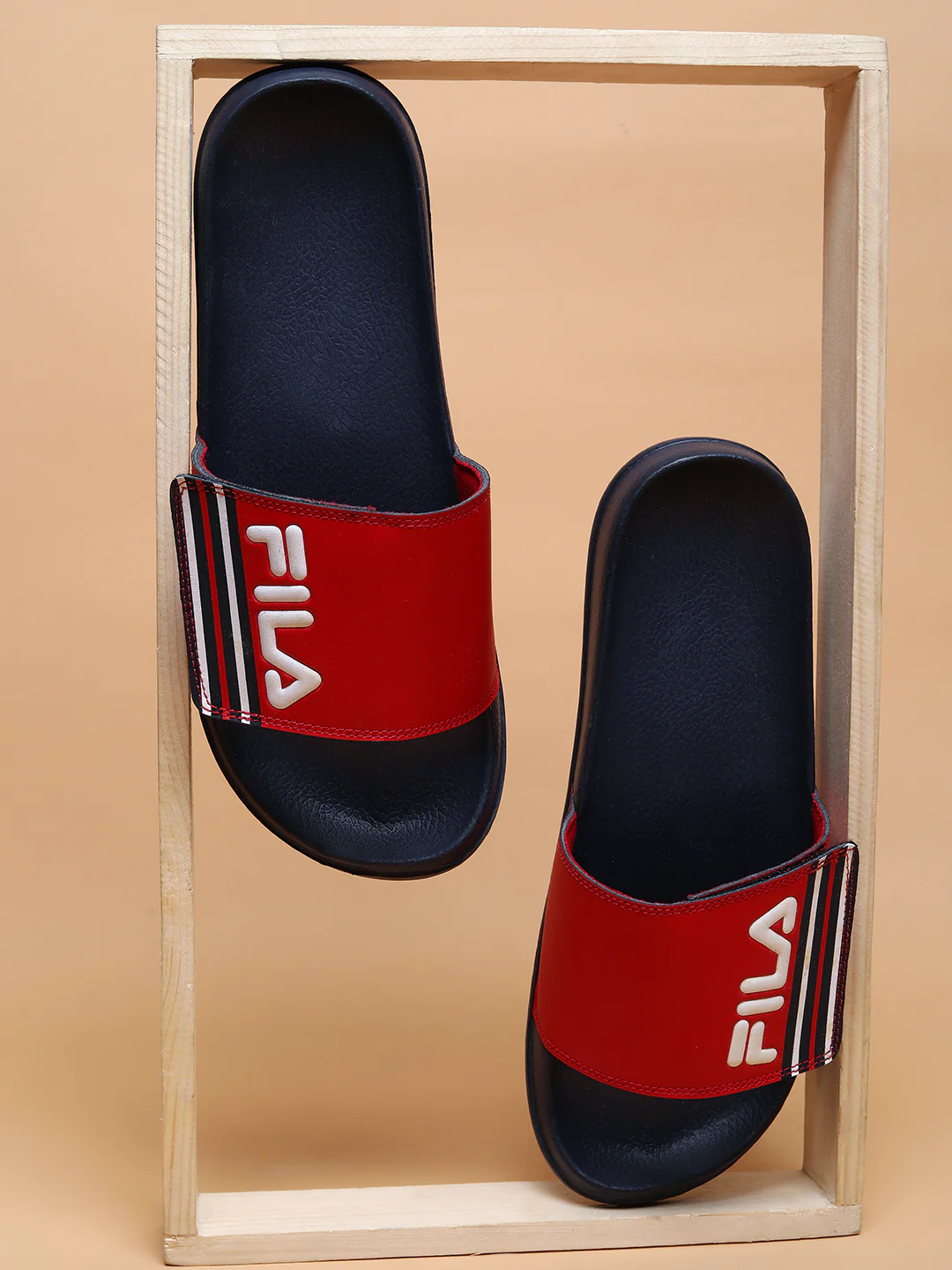 Fila Black Slideflex Plus Men's Slides - Image 2