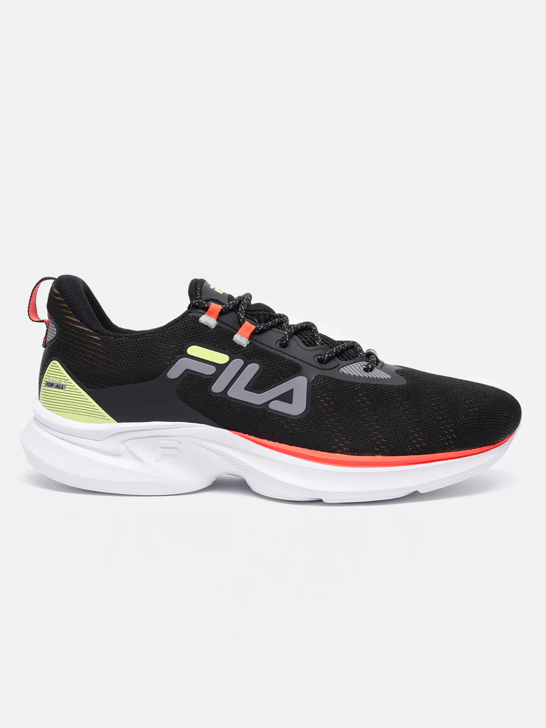 Fila Black Racer For All Men's Running Shoes - Image 4