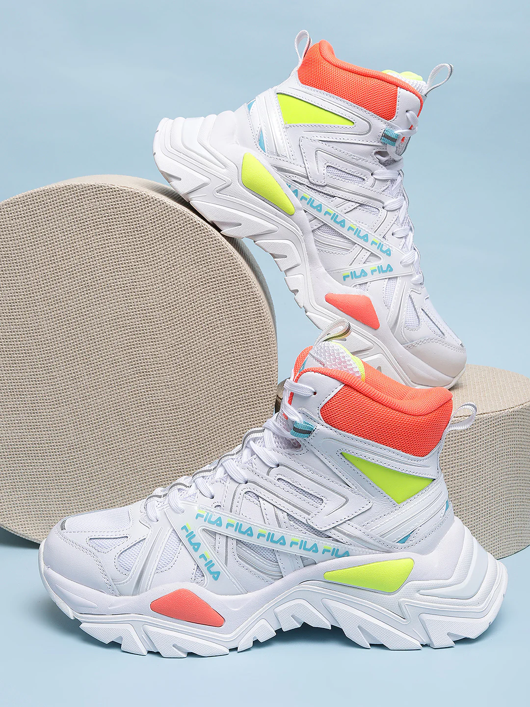 Fila Peacoat Electrove 2 High Women's Sneakers - Image 2