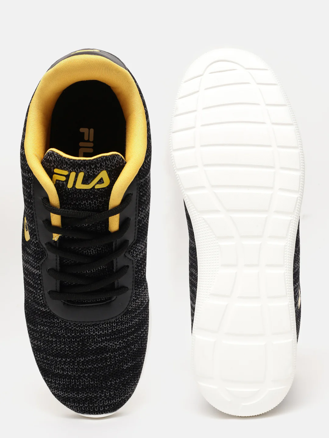 Fila Black Brany Men's Running Shoes - Image 4