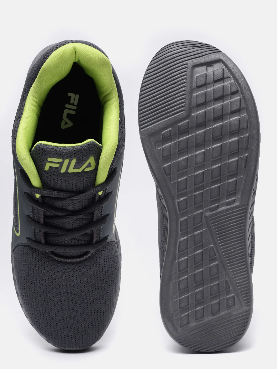 Fila Black Bapore Men's Running Shoes - Image 4