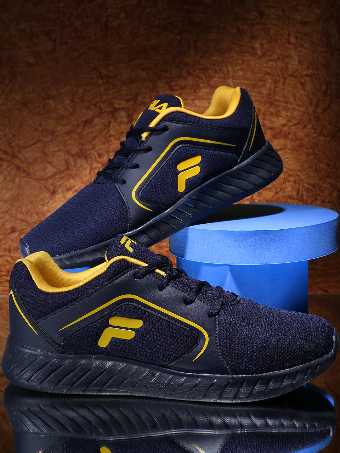 Fila Black Bapore Men's Running Shoes - Image 2