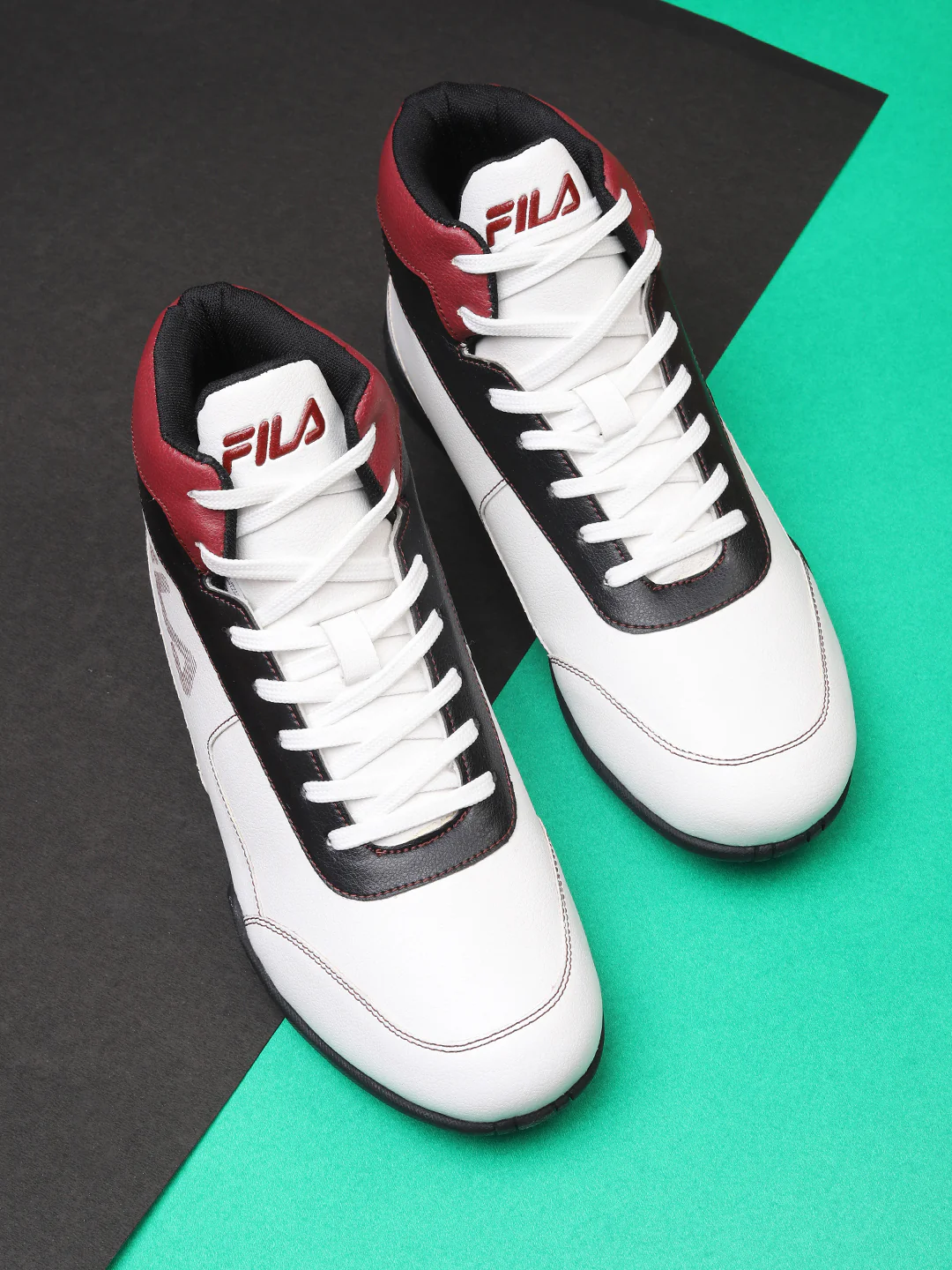 Fila Black Baki Men's Motorsport Sneakers - Image 2