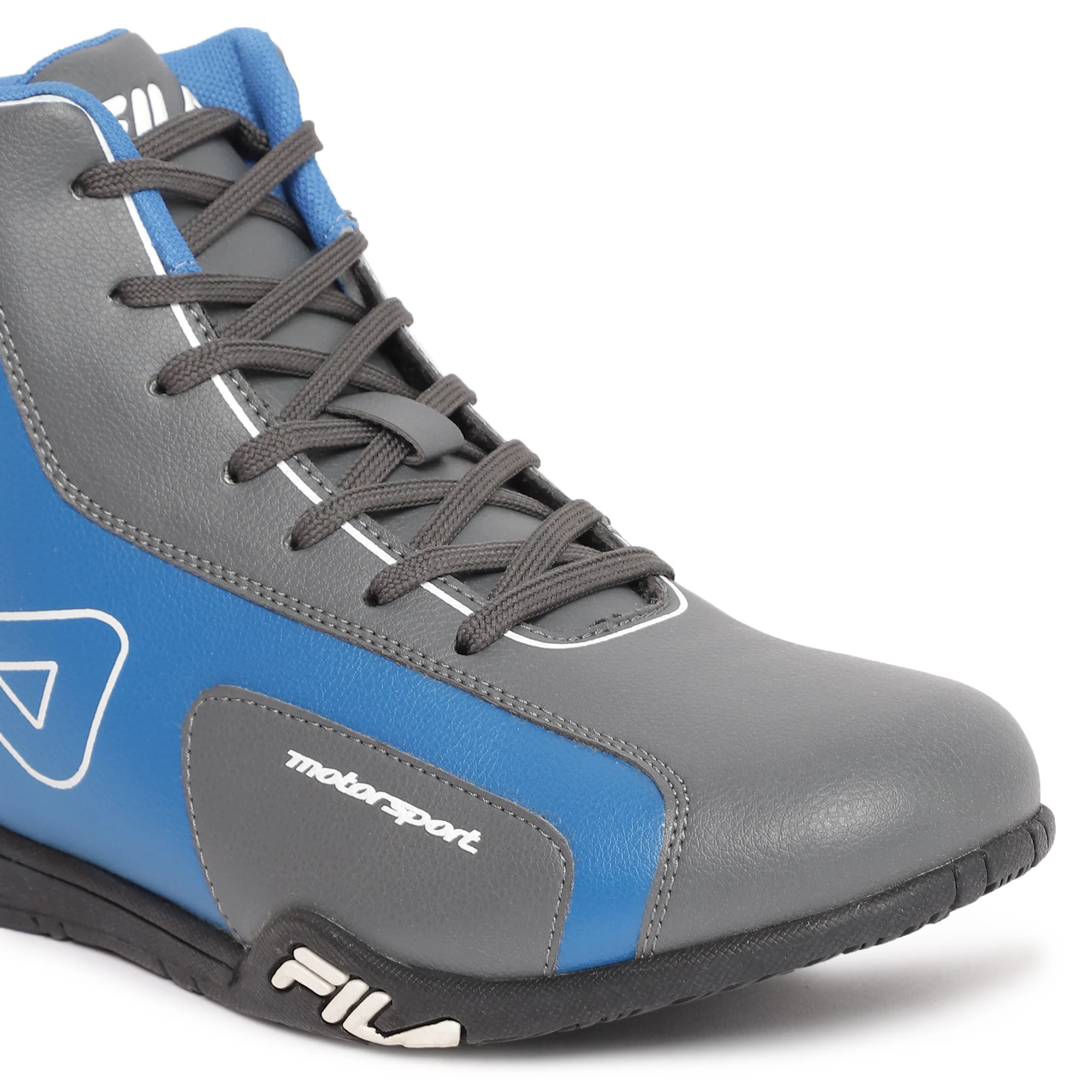 Fila White Hashira Men's Motorsport Sneakers - Image 5