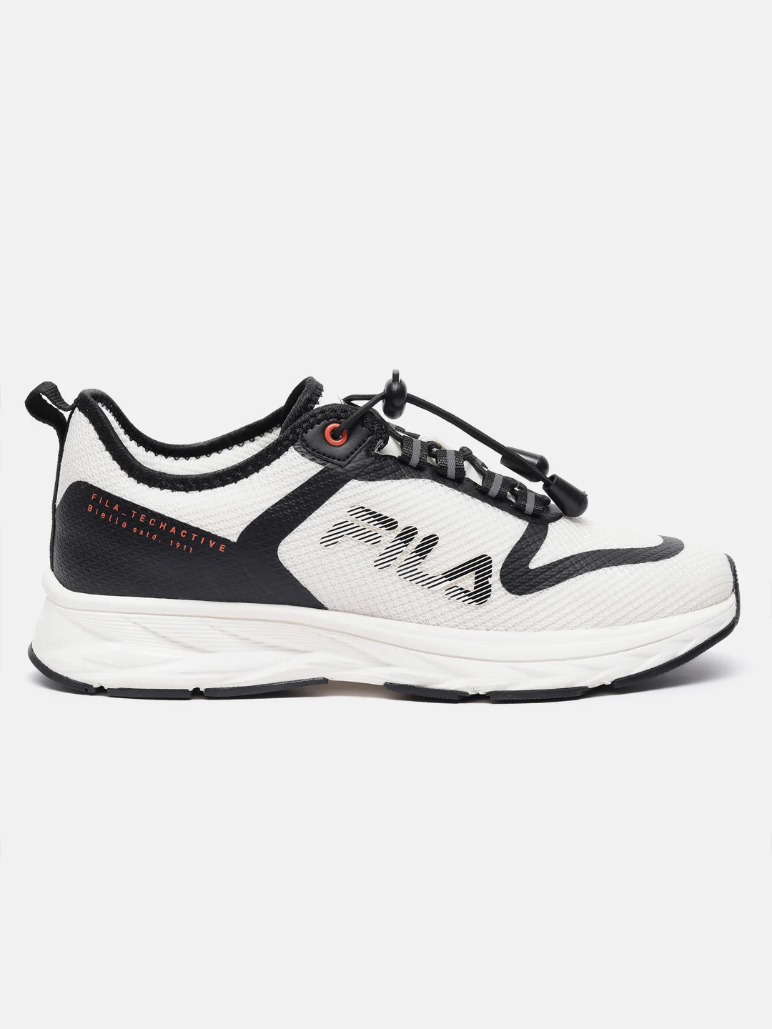 Fila Black Timekeeper Men's Running Shoes - Image 4