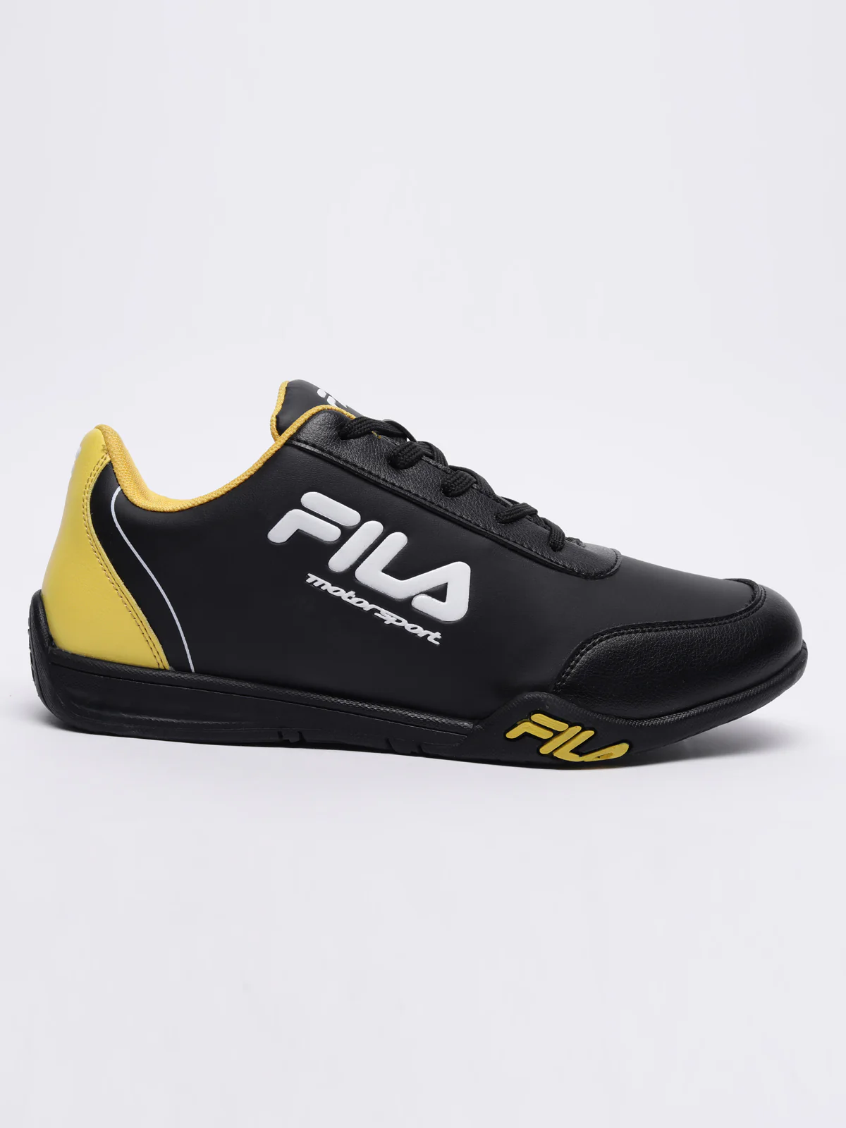 Fila White Apex Plus Men's Motorsport Sneakers - Image 3