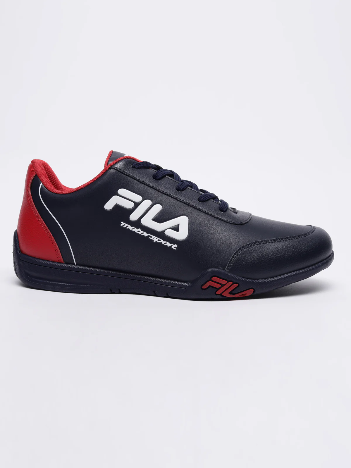 Fila White Apex Plus Men's Motorsport Sneakers - Image 3