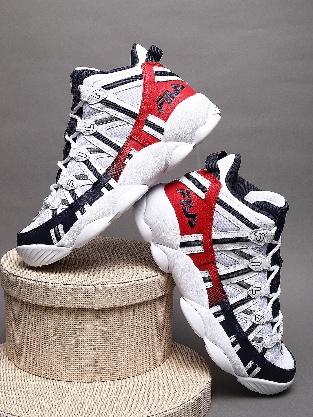 Fila Black Stackhouse Spaghetti Men's Sneakers - Image 2