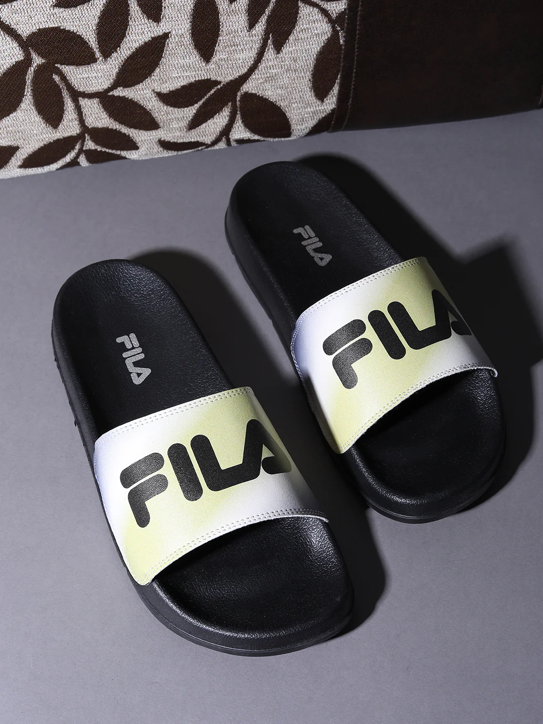 Fila Black Trip Women's Slippers - Image 2