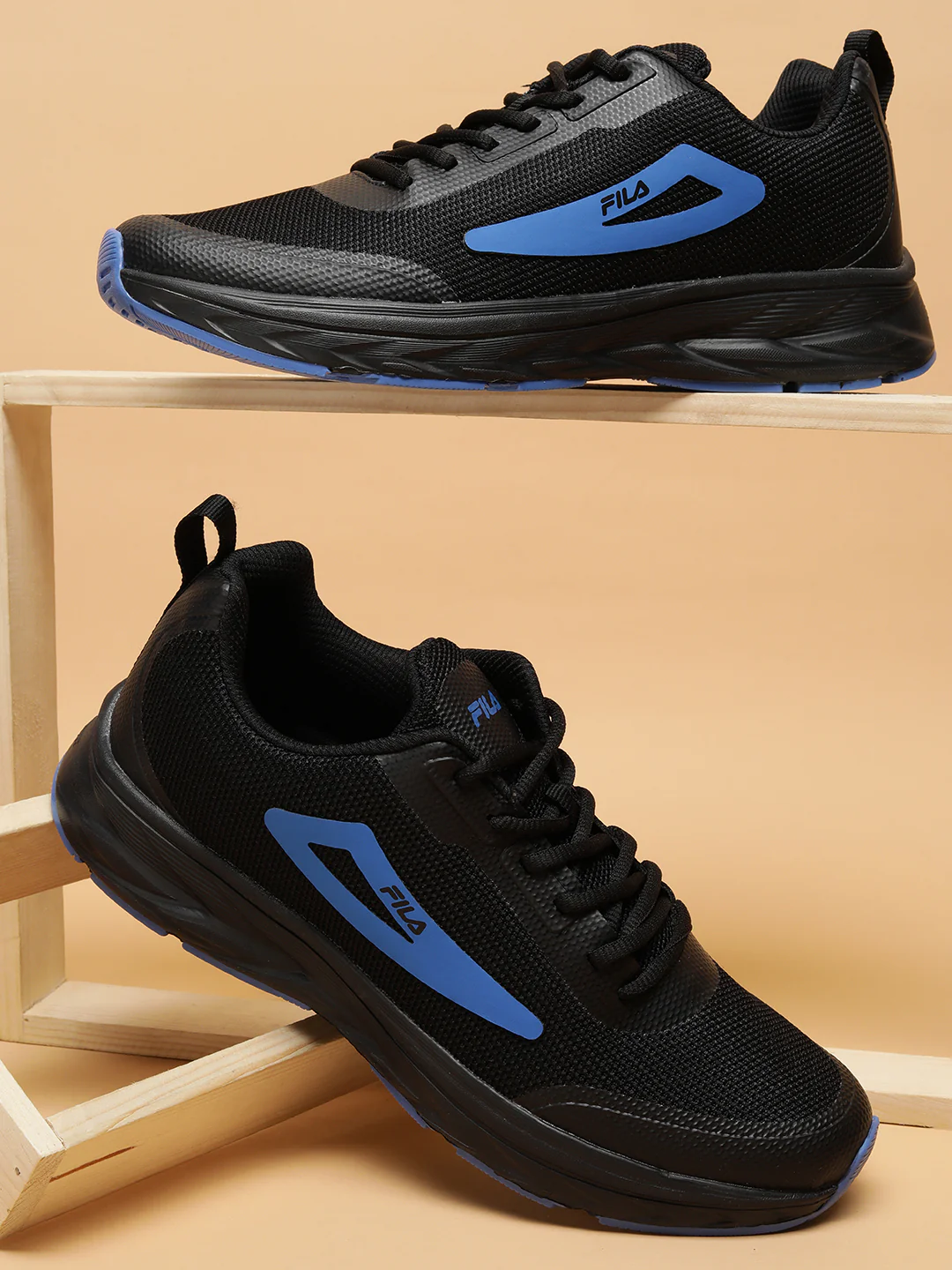 Fila Black Spirit Men's Running Shoes - Image 2