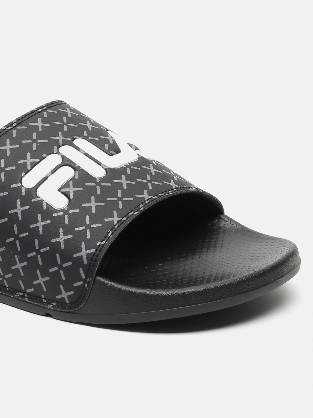 Fila Black Karel Plus Men's Slippers - Image 6