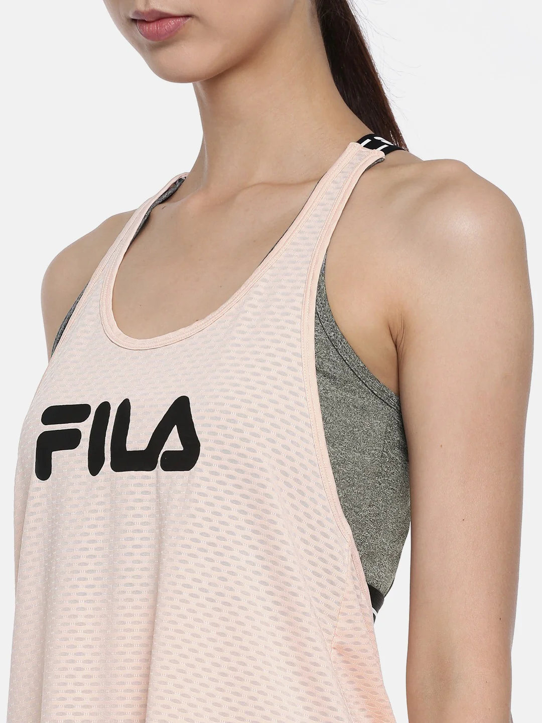 Fila White Selina Women's Tank Top - Image 5
