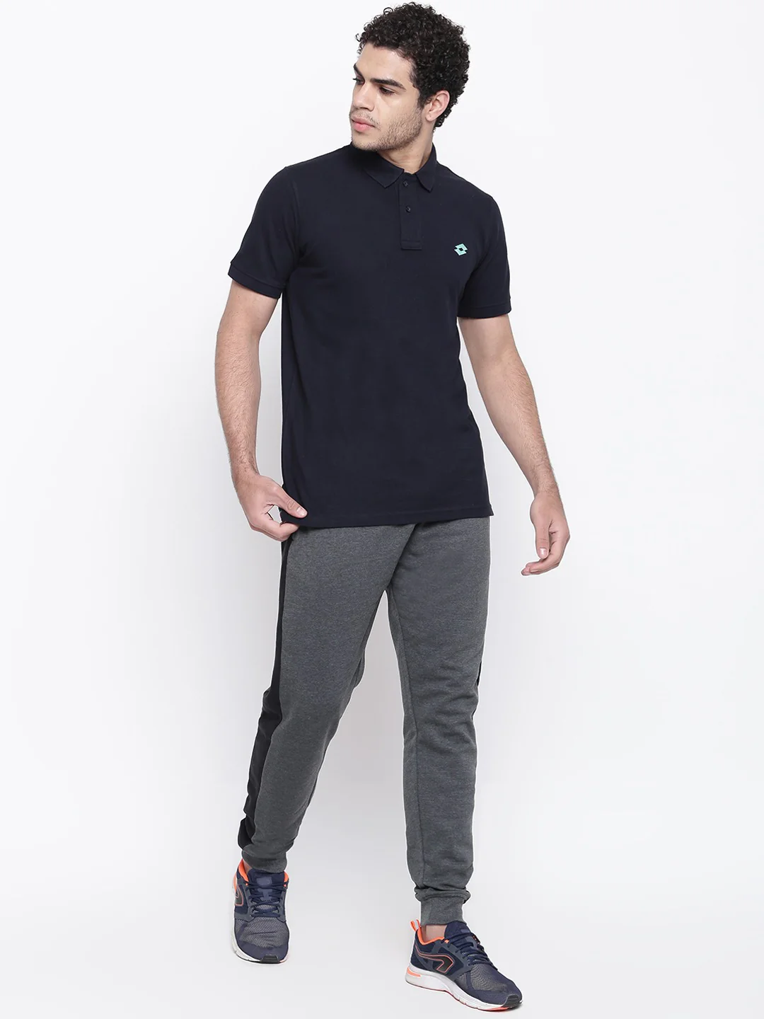 Fila White Baxter Men's Cuffed Jogger - Image 2