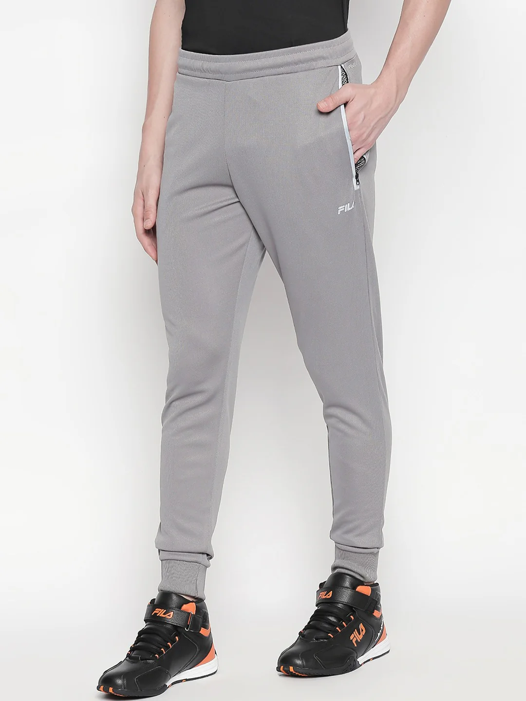 Fila Red Lorenzo Men's Cuffed Jogger - Image 2