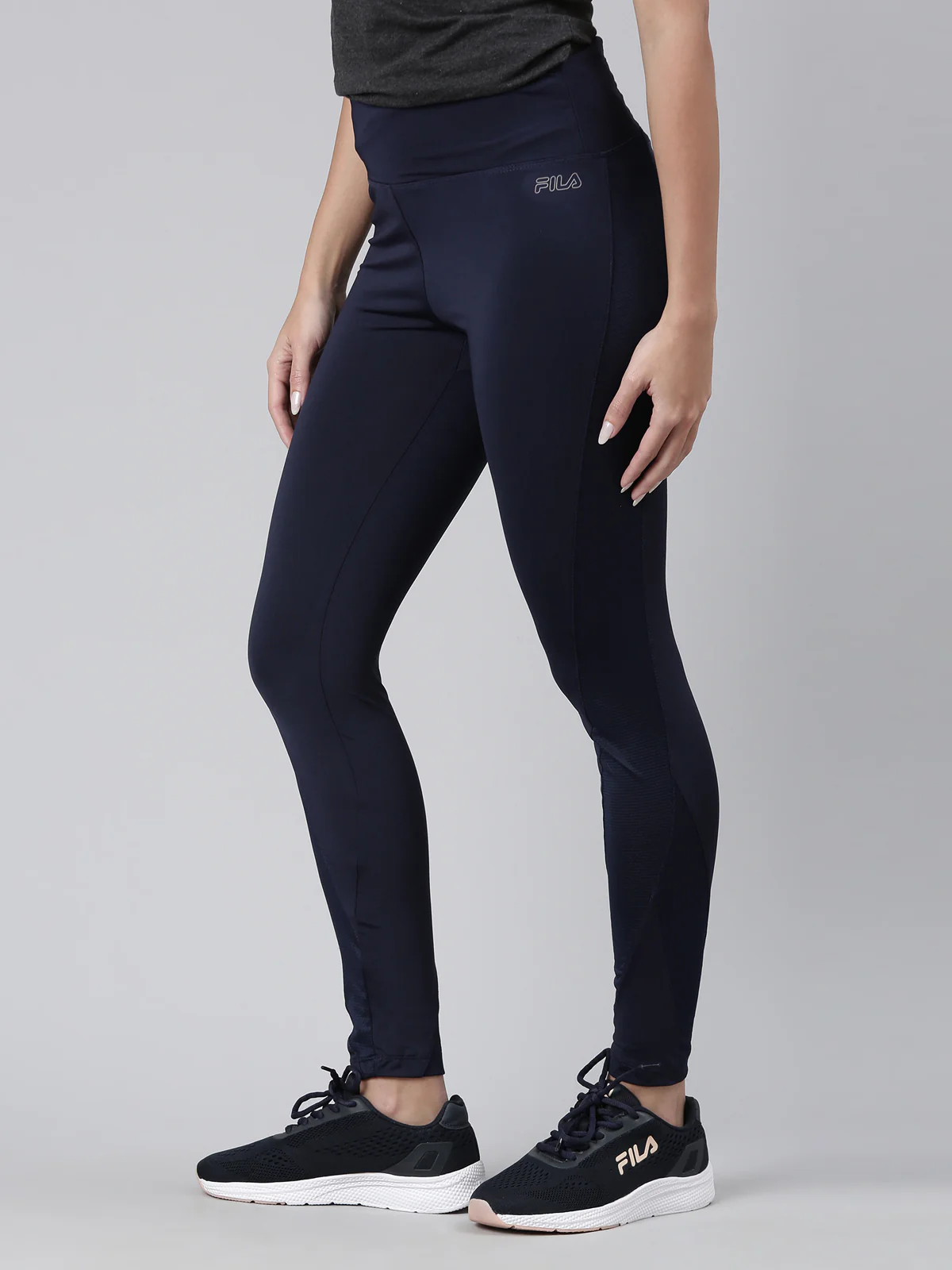 Fila White Messina Women's Leggings - Image 3