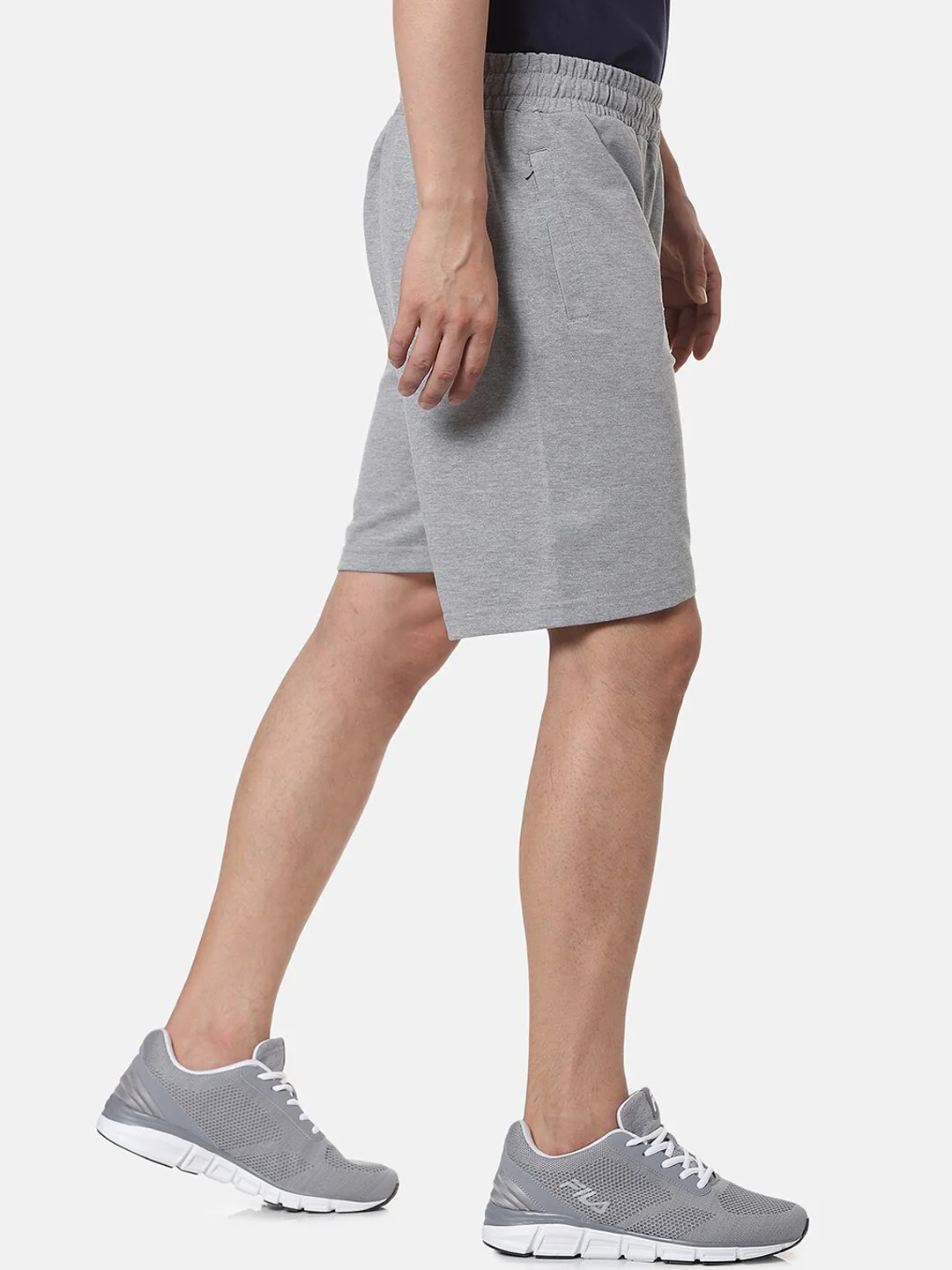 Fila Grey Freddie Men's Long Shorts - Image 2