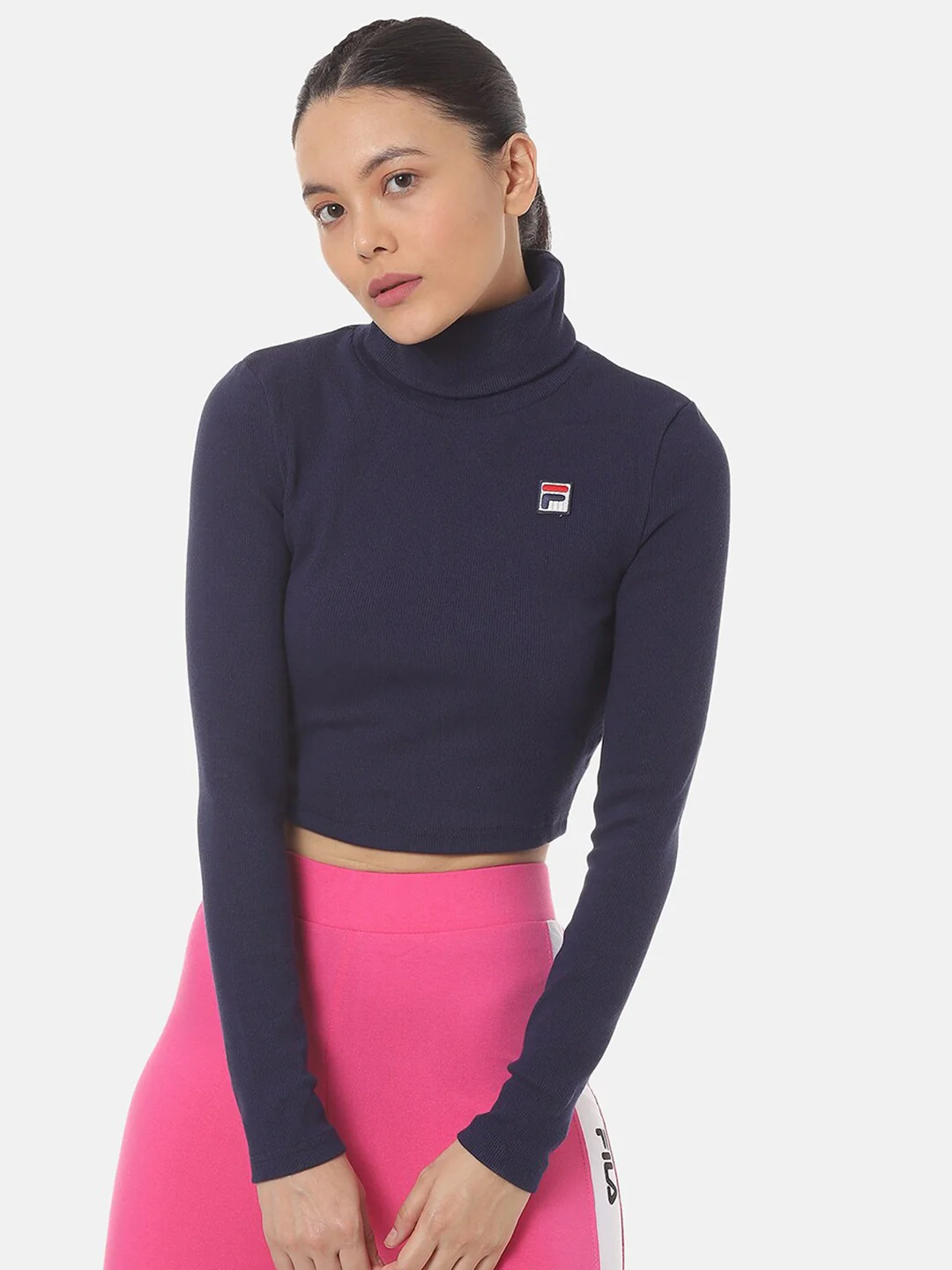 Fila Black Tapi Women's Crop Top