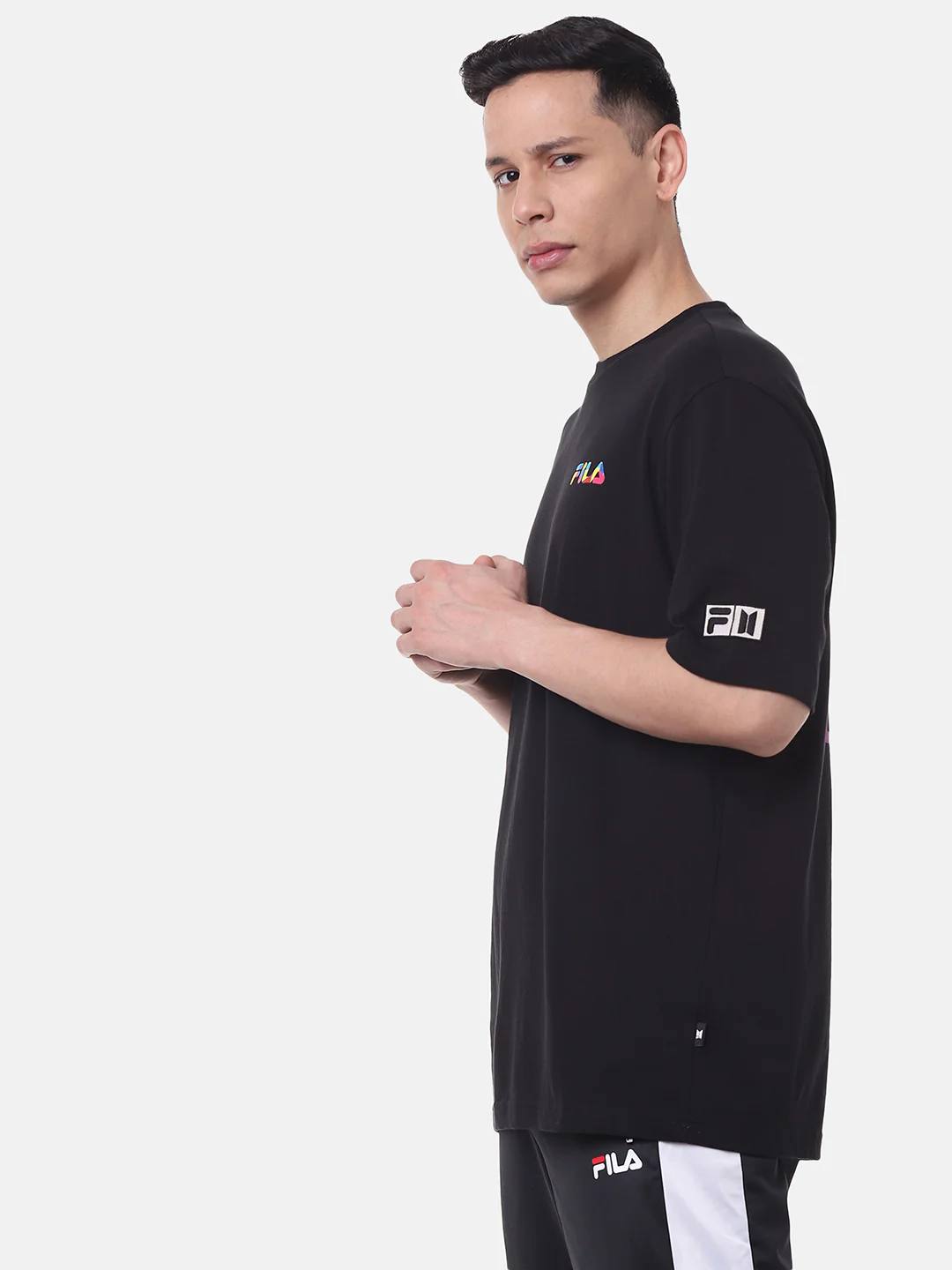 Fila Peacoat Fs2Rsc2B15X Unisex's Graphic T-Shirt - Image 2