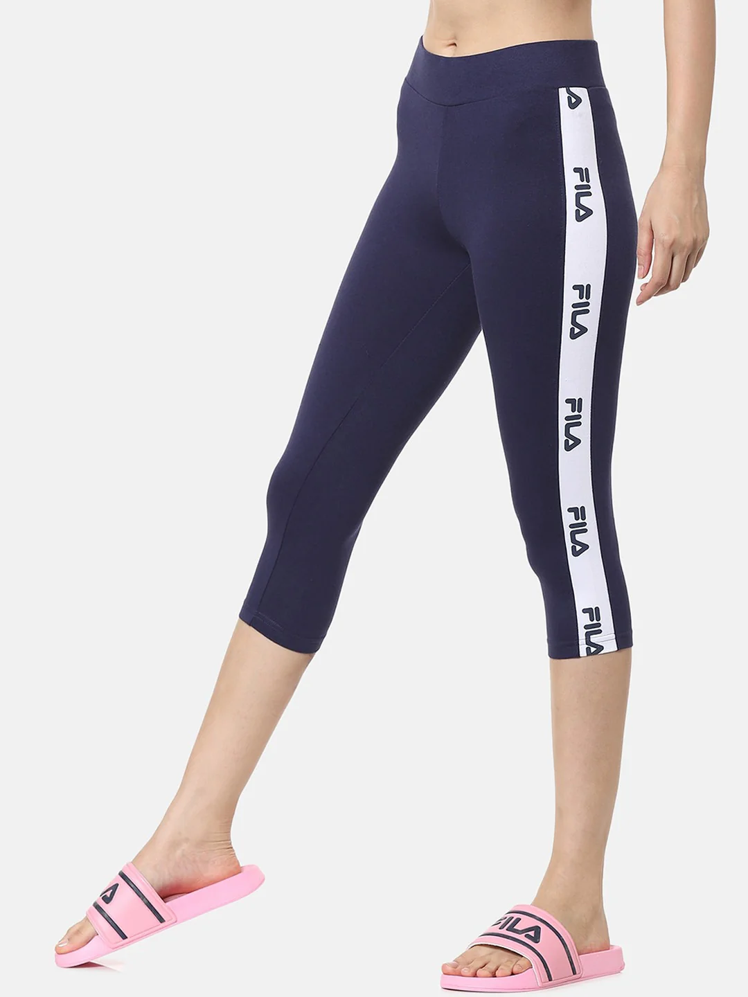 Fila Black Ida Women's Logo Tights - Image 5