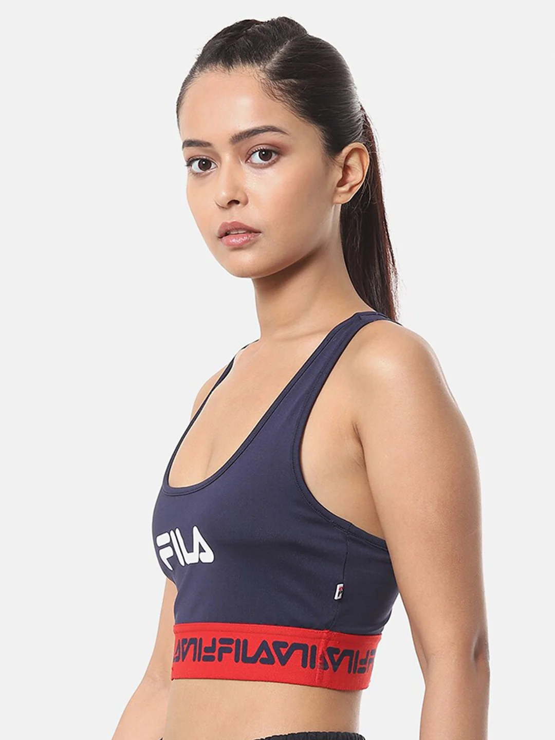 Fila Black Phebs Women's Sports Bra - Image 4