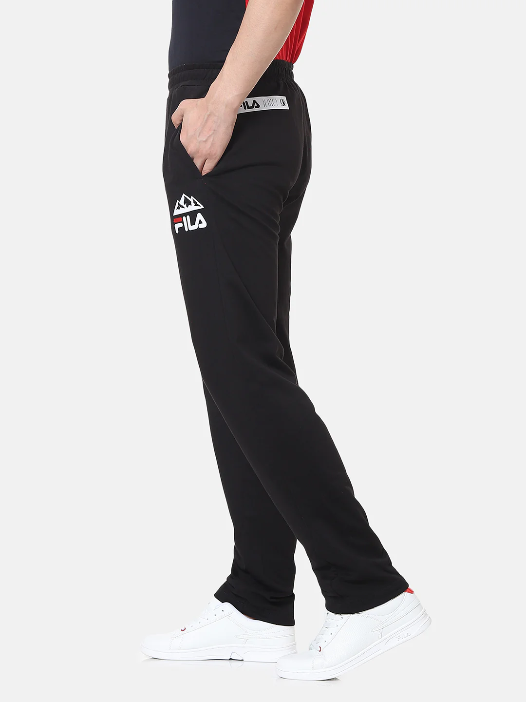 Fila Grey Patrick Men's Logo Pant - Image 2