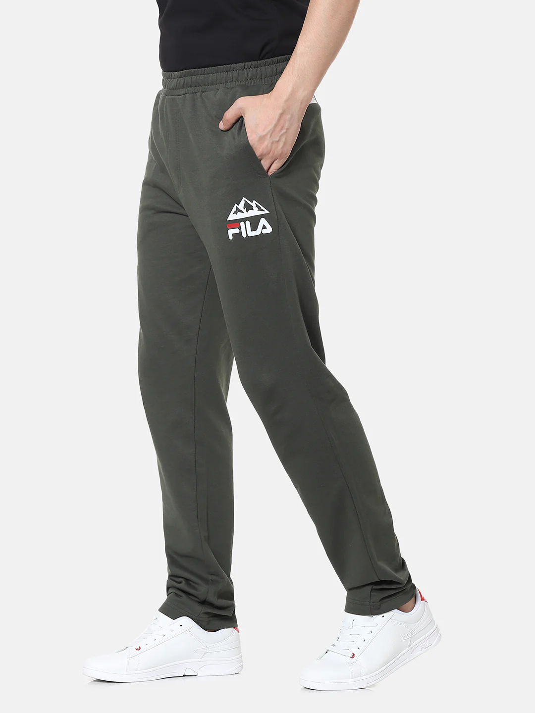 Fila Grey Patrick Men's Logo Pant - Image 2