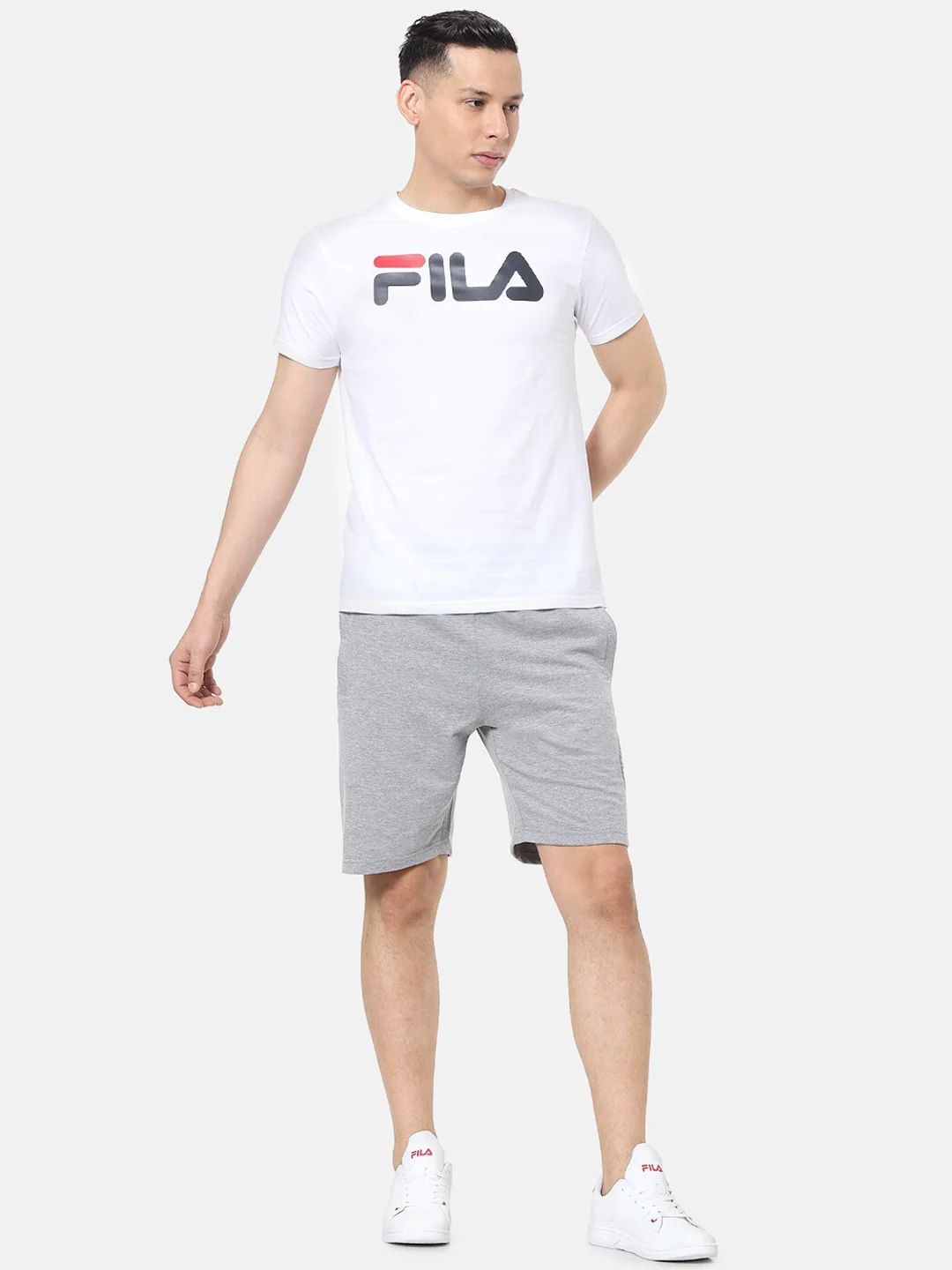Fila Grey Eagle Ss Men's Logo T-Shirt - Image 4