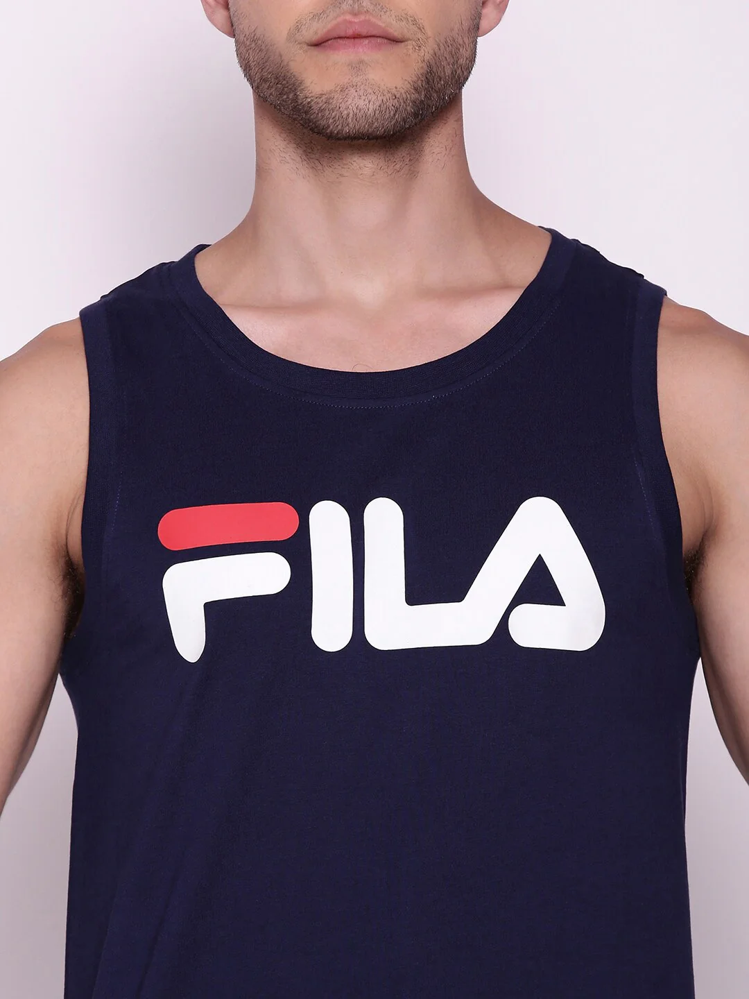 Fila Grey Eagle Tank Men's Logo Tank Top - Image 2