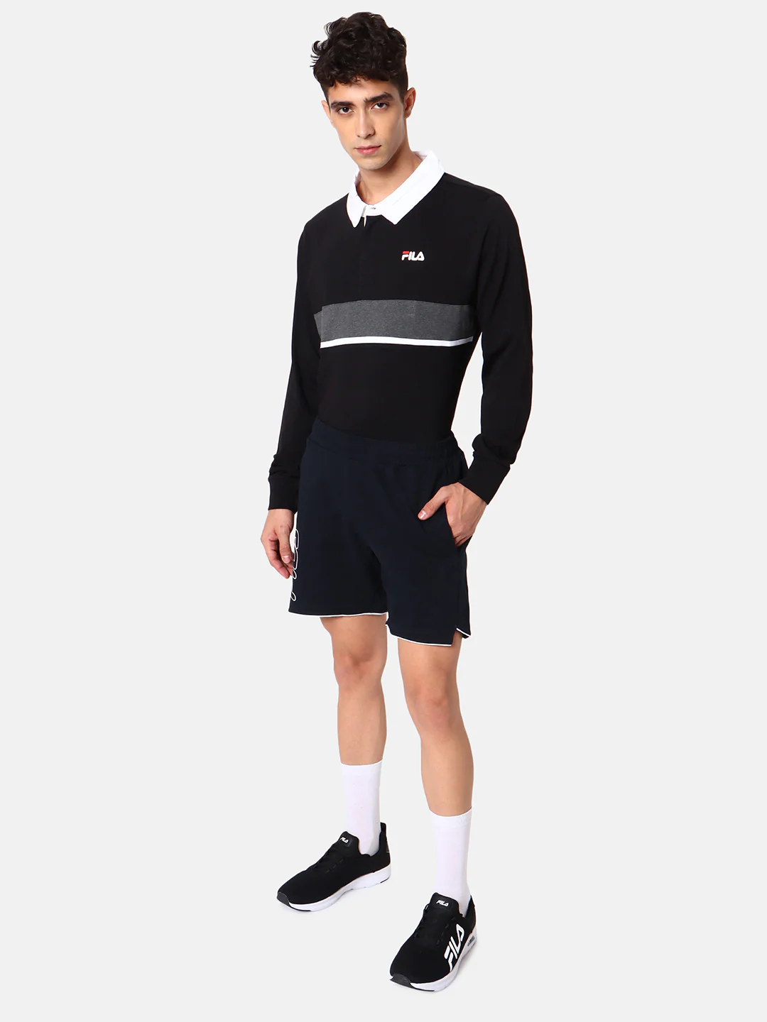 Fila White Anthony Men's Shorts - Image 5