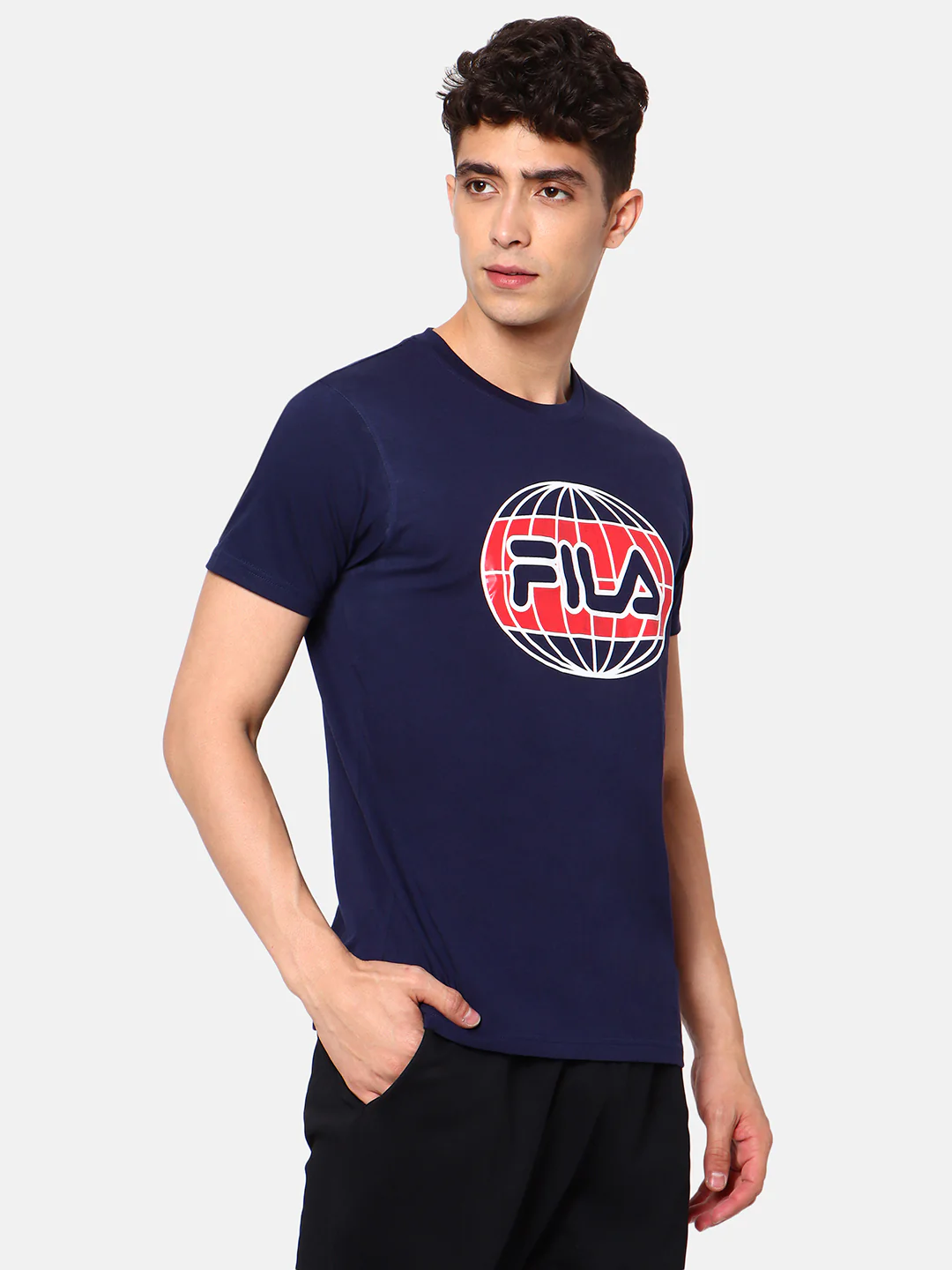 Fila Peacoat Laveer Men's Graphic T-Shirt - Image 3