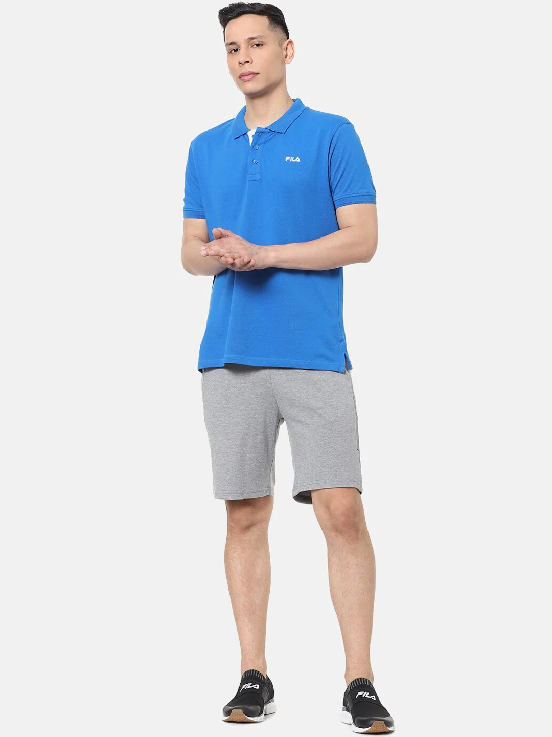 Fila Black Buffon 21 Men's Polo - Image 4