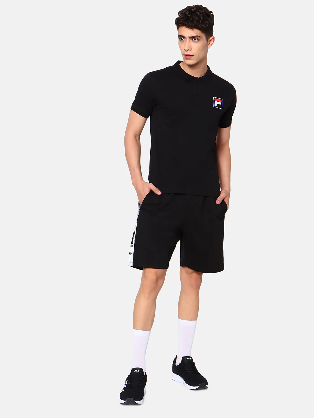Fila Grey Ramsay Men's Polo - Image 5