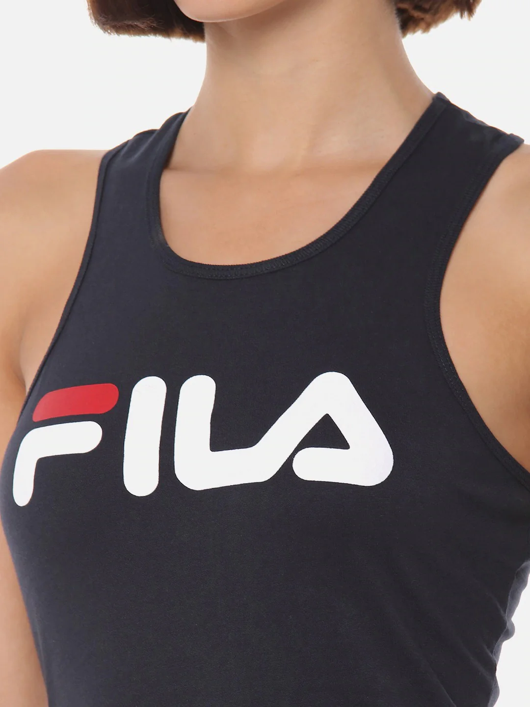 Fila Black Daisy Women's Logo Tank Top - Image 2
