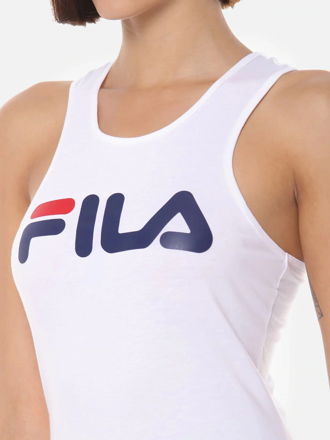 Fila White Daisy Women's Tank Top - Image 2