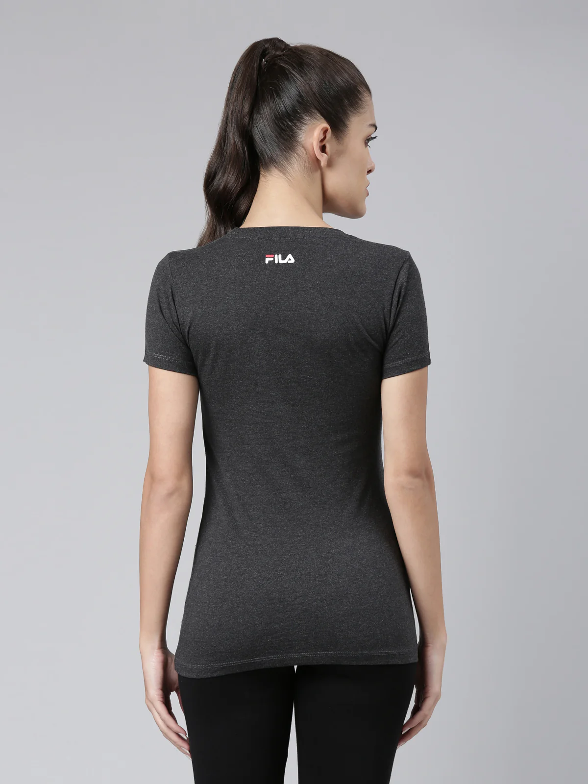Fila Grey Rosemary Women's Graphic T-Shirt - Image 5