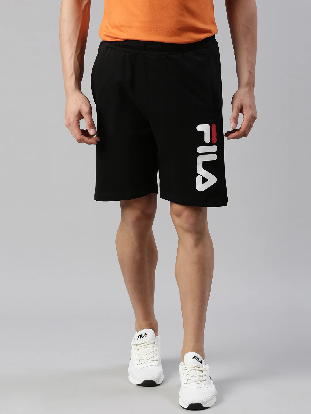 Fila Red Barbet Men's Printed Shorts