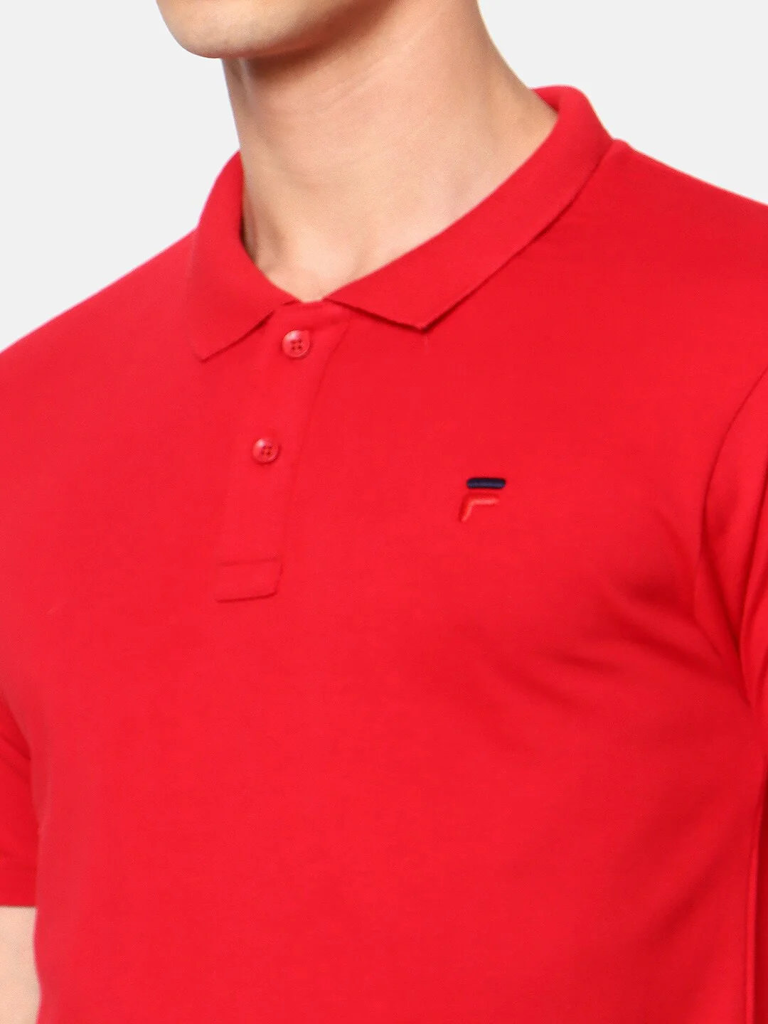 Fila Grey Tern Men's Logo Polo - Image 2