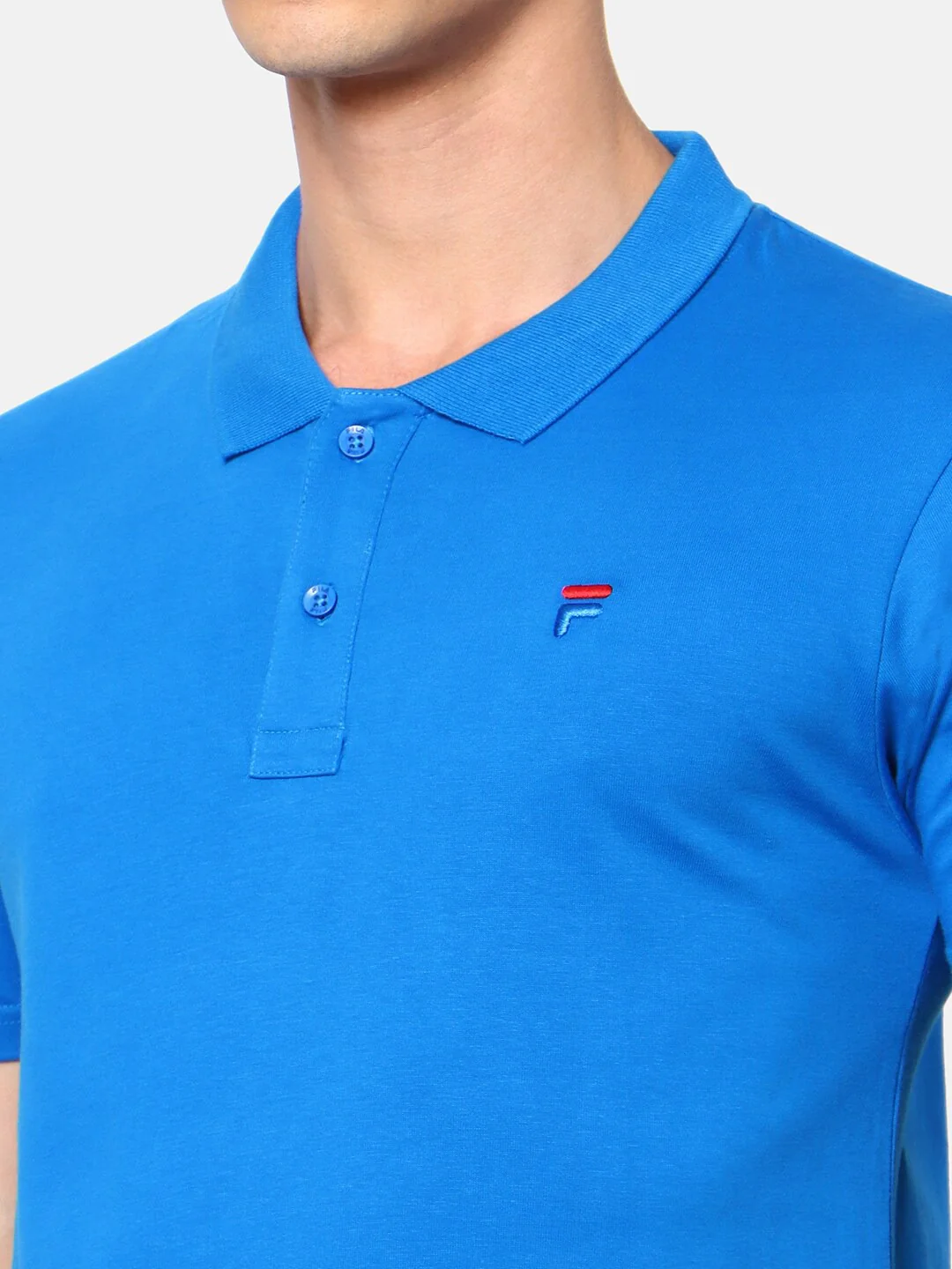 Fila Grey Tern Men's Logo Polo - Image 2