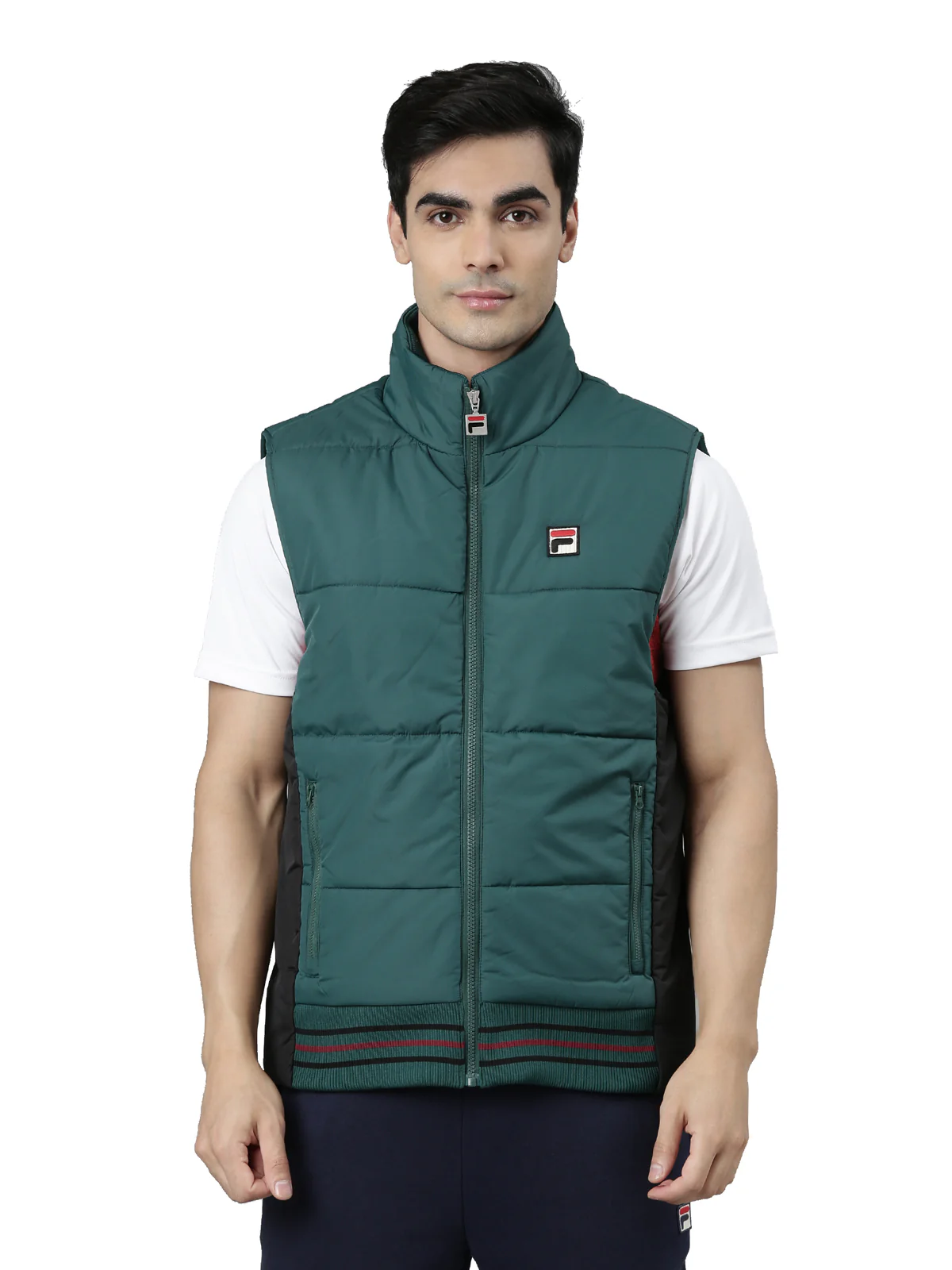 Fila Charcoal Matias Men's High Neck Jacket
